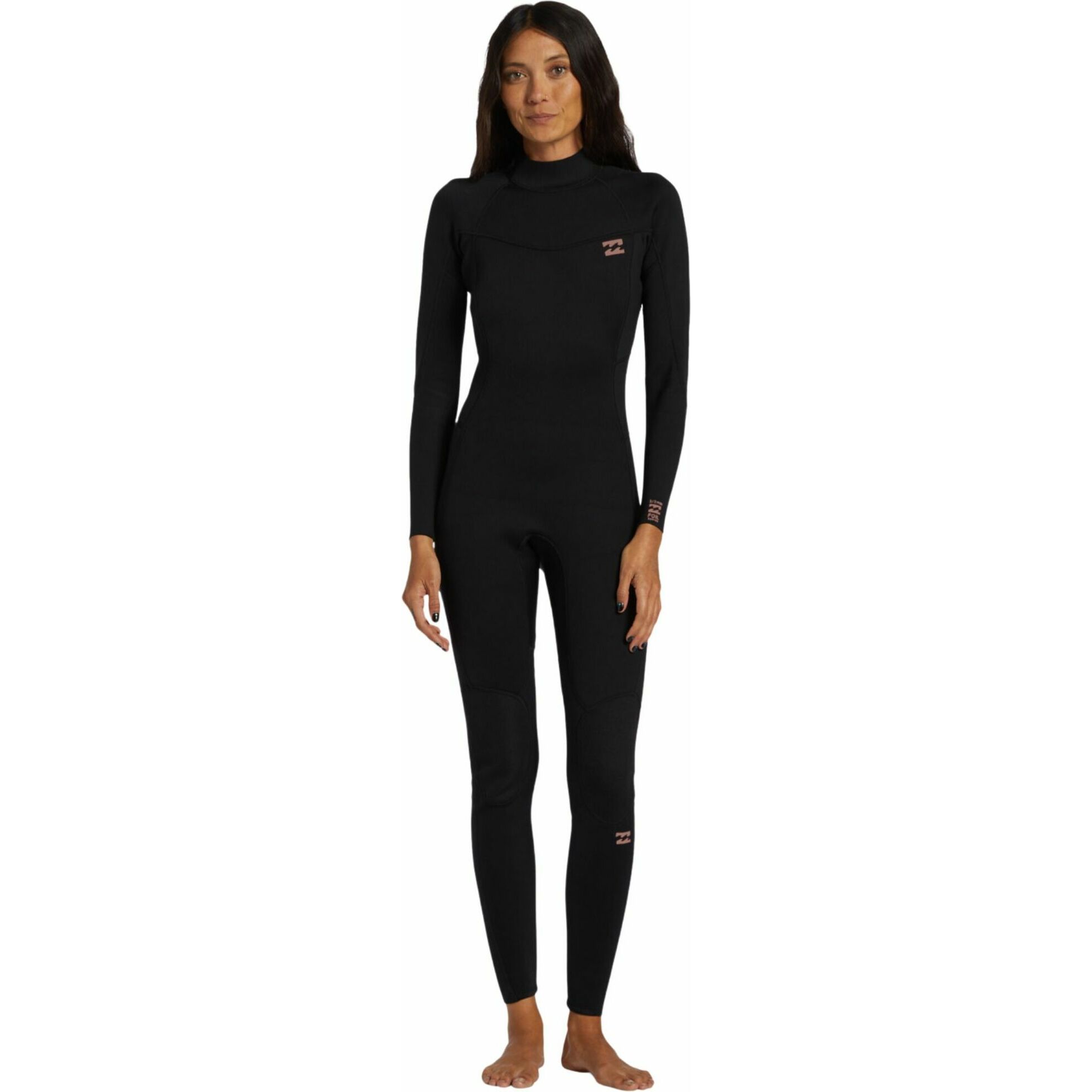 2025 Billabong Da Donna Foil 4/3mm Back Zip Muta ABJW100185 - Black